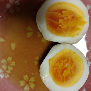 味付け、煮卵！